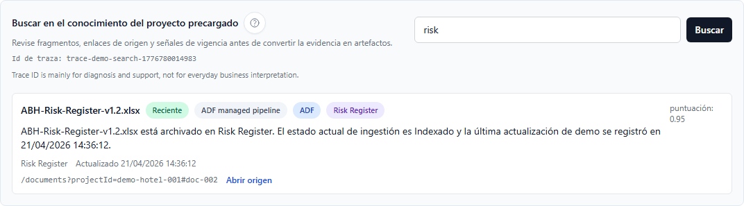 Resultados de búsqueda en el conocimiento