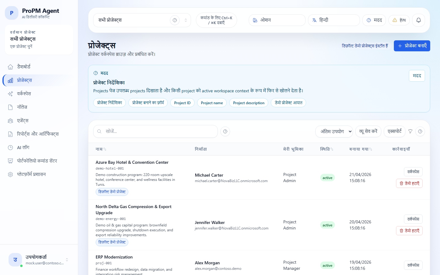 प्रोजेक्ट निर्देशिका